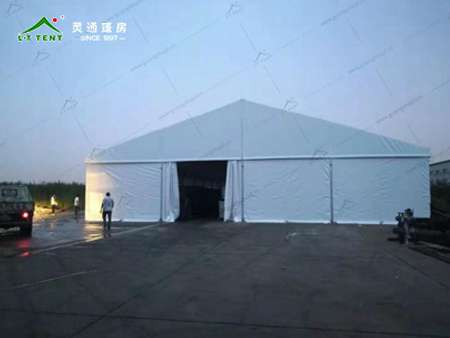 靈通篷房為新北區某上市公司提供臨時倉儲解決方案